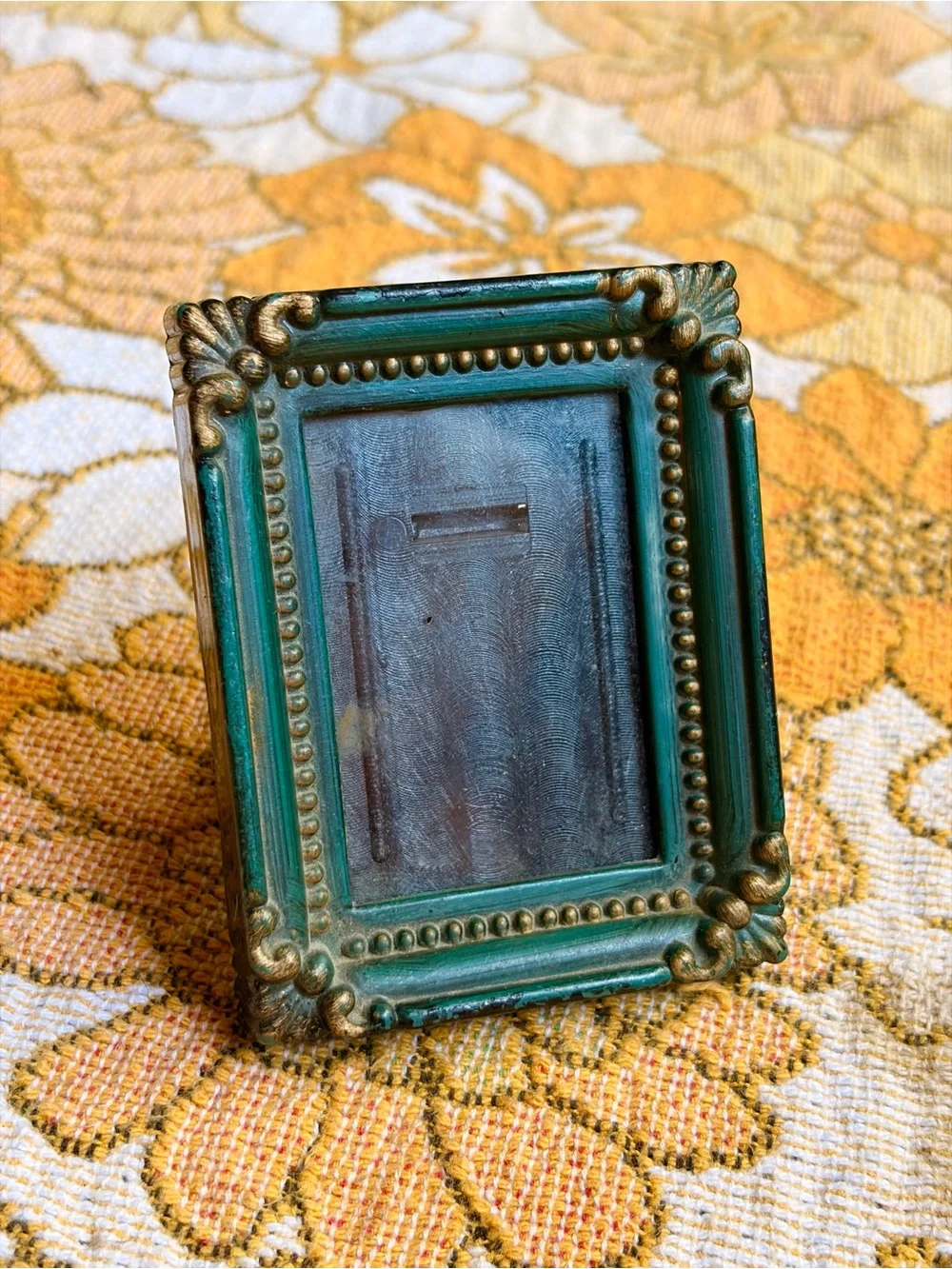 💚⚜️✨ Vintage 1970s Ornate Green Frame ✨⚜️💚